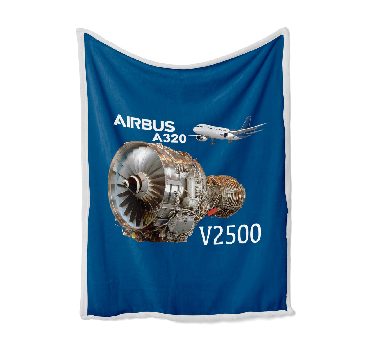 Airbus A320 & V2500 Engine Designed Bed Blankets & Covers