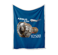 Thumbnail for Airbus A320 & V2500 Engine Designed Bed Blankets & Covers