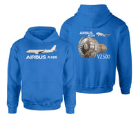 Thumbnail for Airbus A320 & V2500 Engine Designed Double Side Hoodies