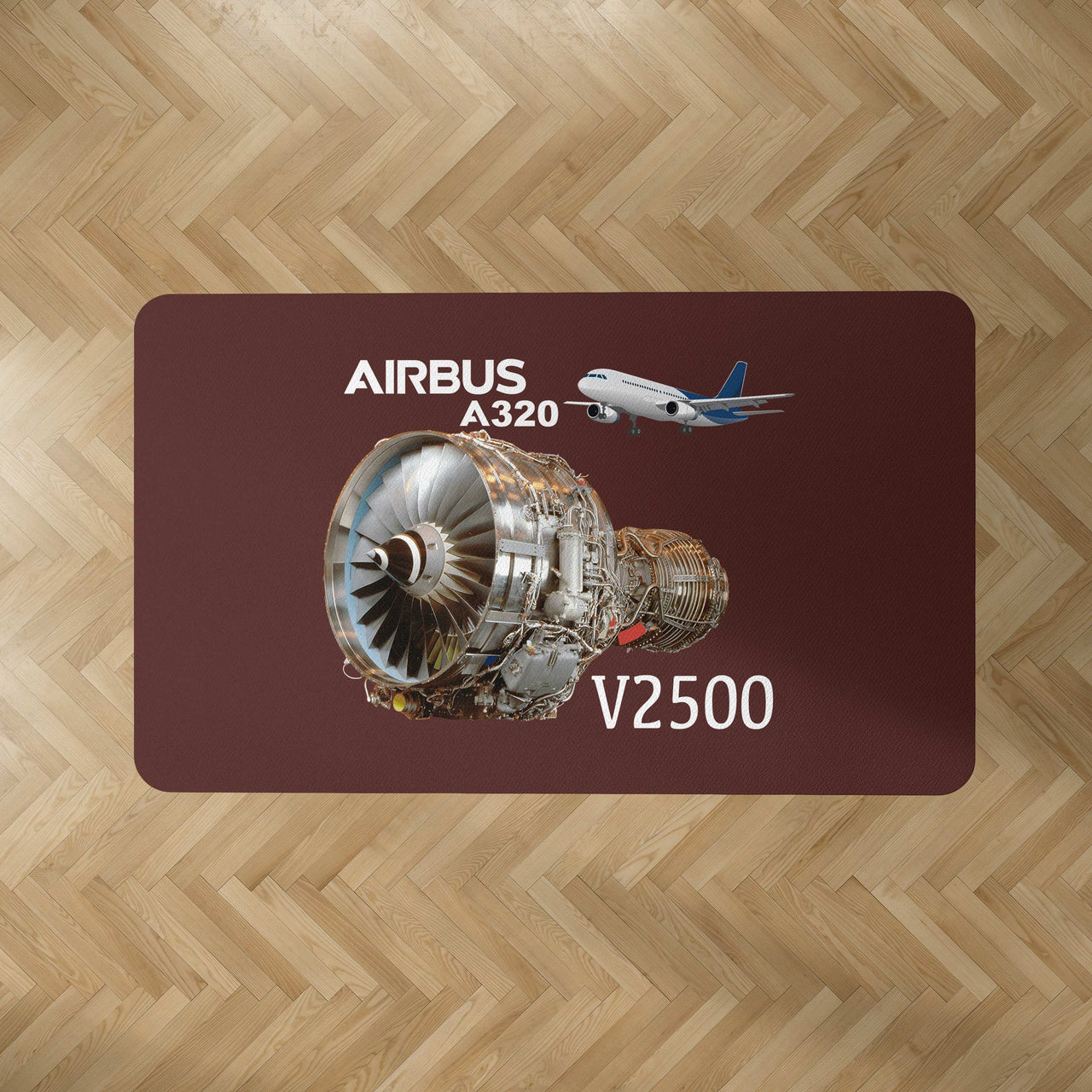 Airbus A320 & V2500 Engine Designed Carpet & Floor Mats