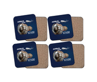 Thumbnail for Airbus A320 & V2500 Engine Designed Coasters