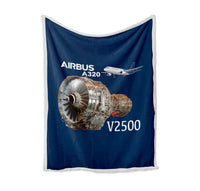 Thumbnail for Airbus A320 & V2500 Engine Designed Bed Blankets & Covers