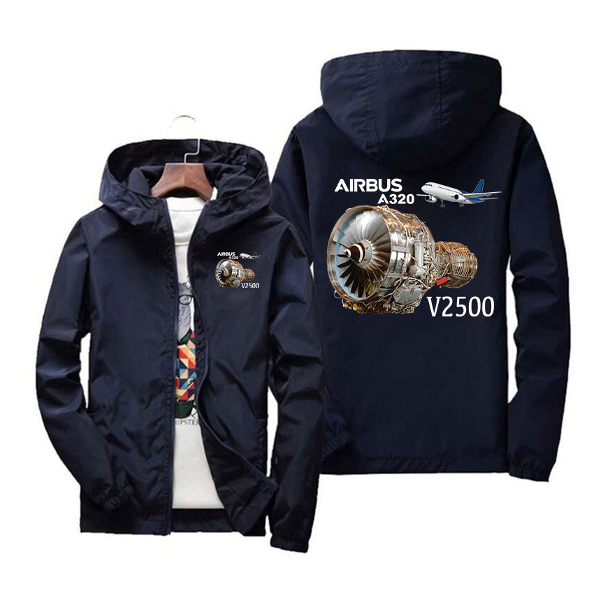 Airbus A320 & V2500 Engine Designed Windbreaker Jackets
