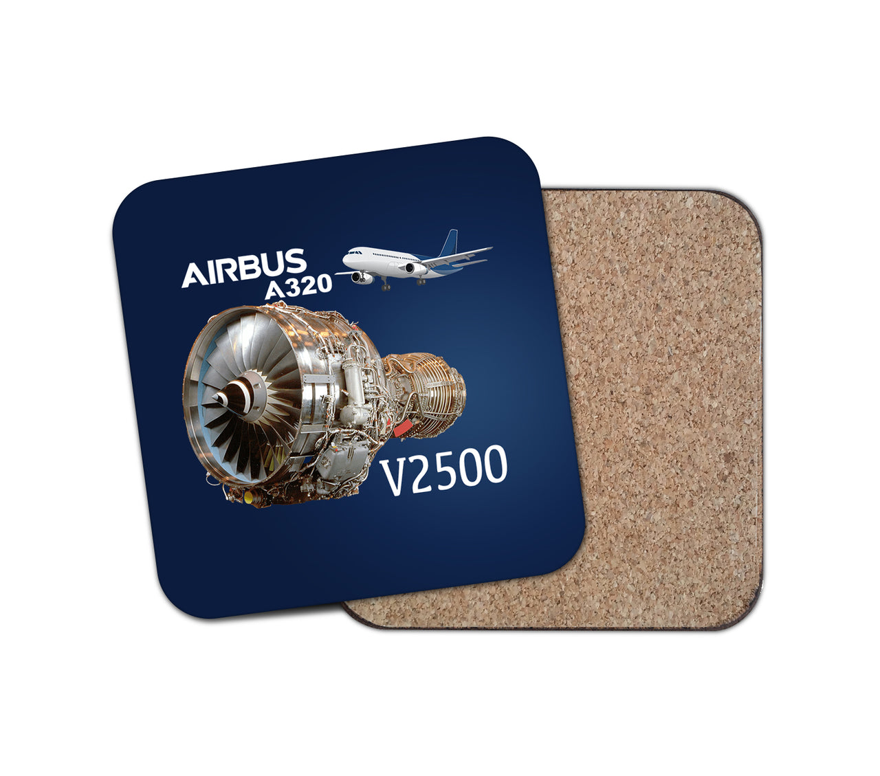 Airbus A320 & V2500 Engine Designed Coasters