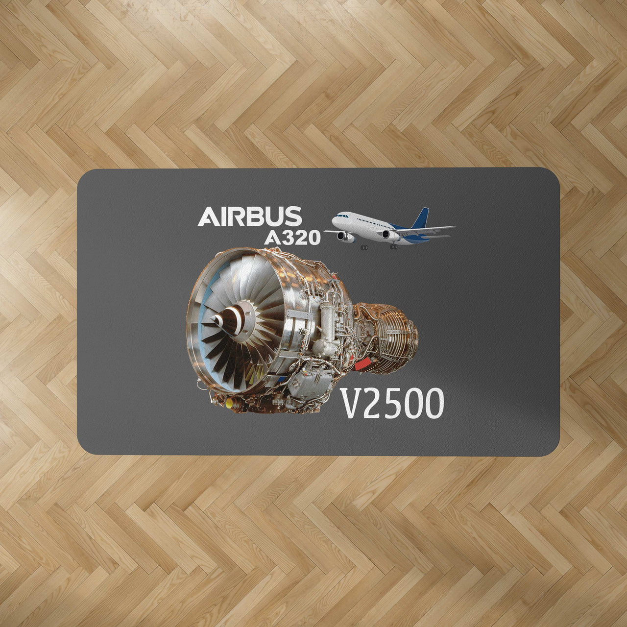 Airbus A320 & V2500 Engine Designed Carpet & Floor Mats