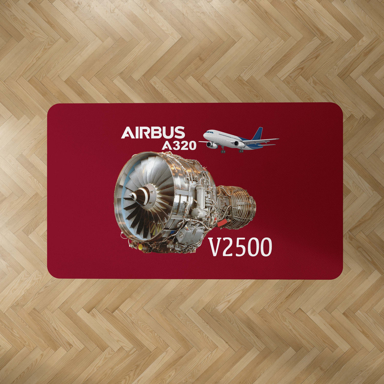 Airbus A320 & V2500 Engine Designed Carpet & Floor Mats
