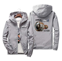Thumbnail for Airbus A320 & V2500 Engine Designed Windbreaker Jackets