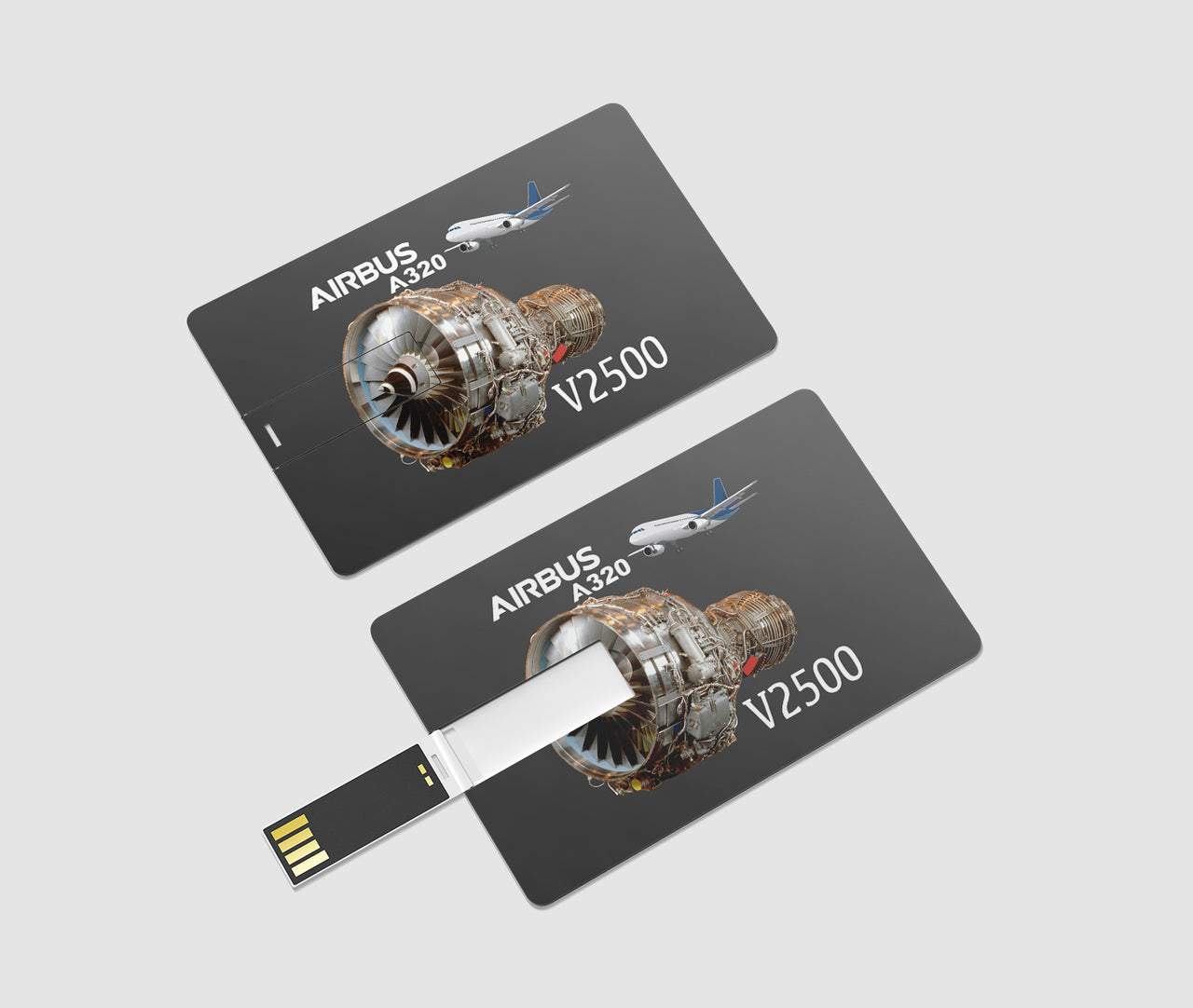 Airbus A320 & V2500 Engine Designed USB Cards