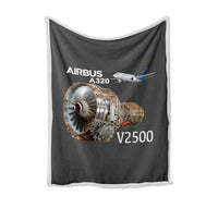 Thumbnail for Airbus A320 & V2500 Engine Designed Bed Blankets & Covers