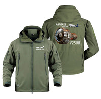 Thumbnail for Airbus A320 & V2500 Engine Designed Military Jackets (Customizable)