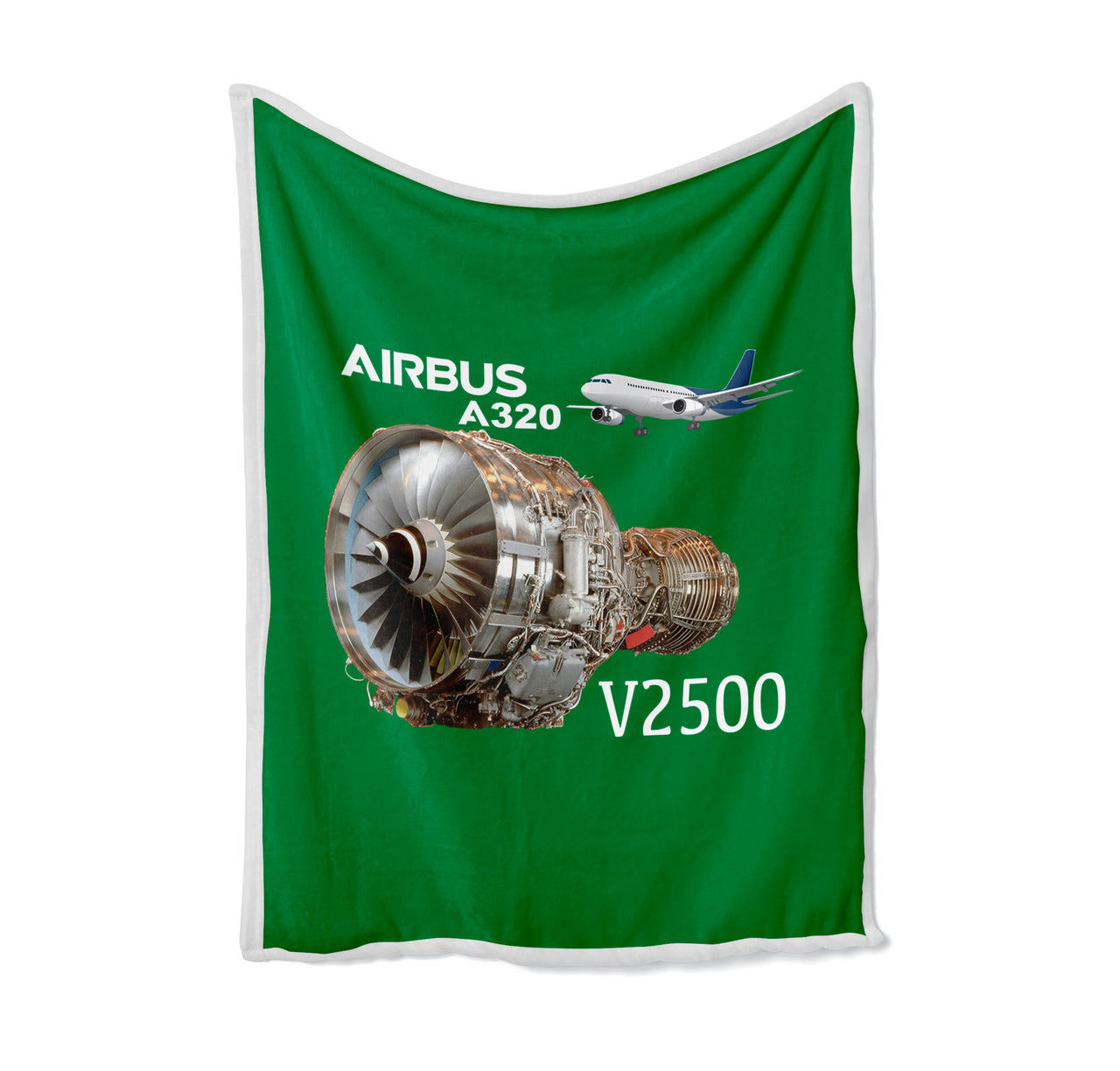 Airbus A320 & V2500 Engine Designed Bed Blankets & Covers