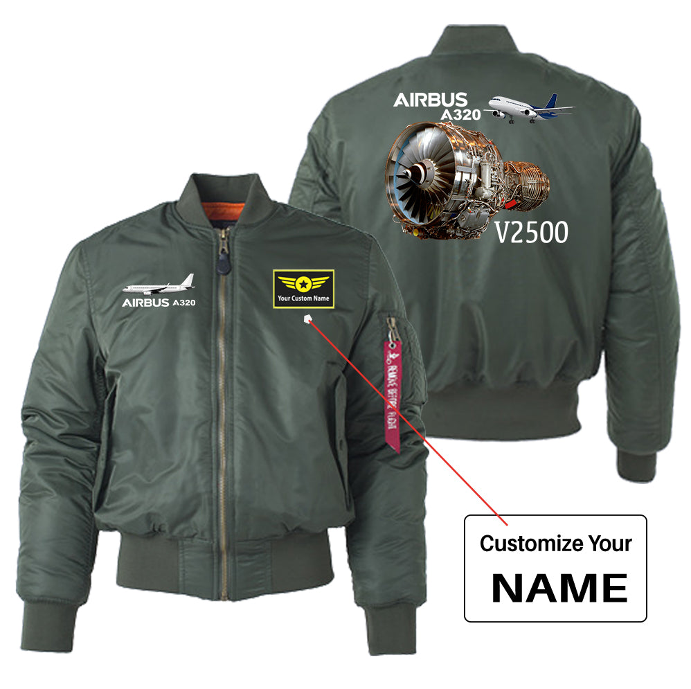 Airbus A320 & V2500 Engine Designed "Women" Bomber Jackets