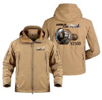 Thumbnail for Airbus A320 & V2500 Engine Designed Military Jackets (Customizable)