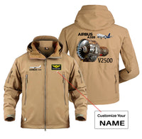 Thumbnail for Airbus A320 & V2500 Engine Designed Military Jackets (Customizable)