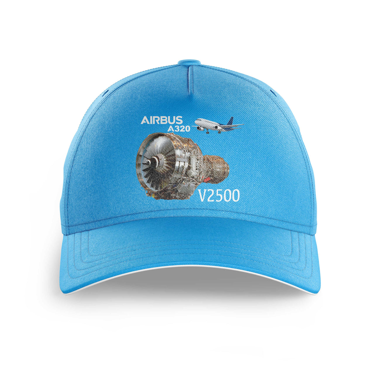Airbus A320 & V2500 Engine Printed Hats