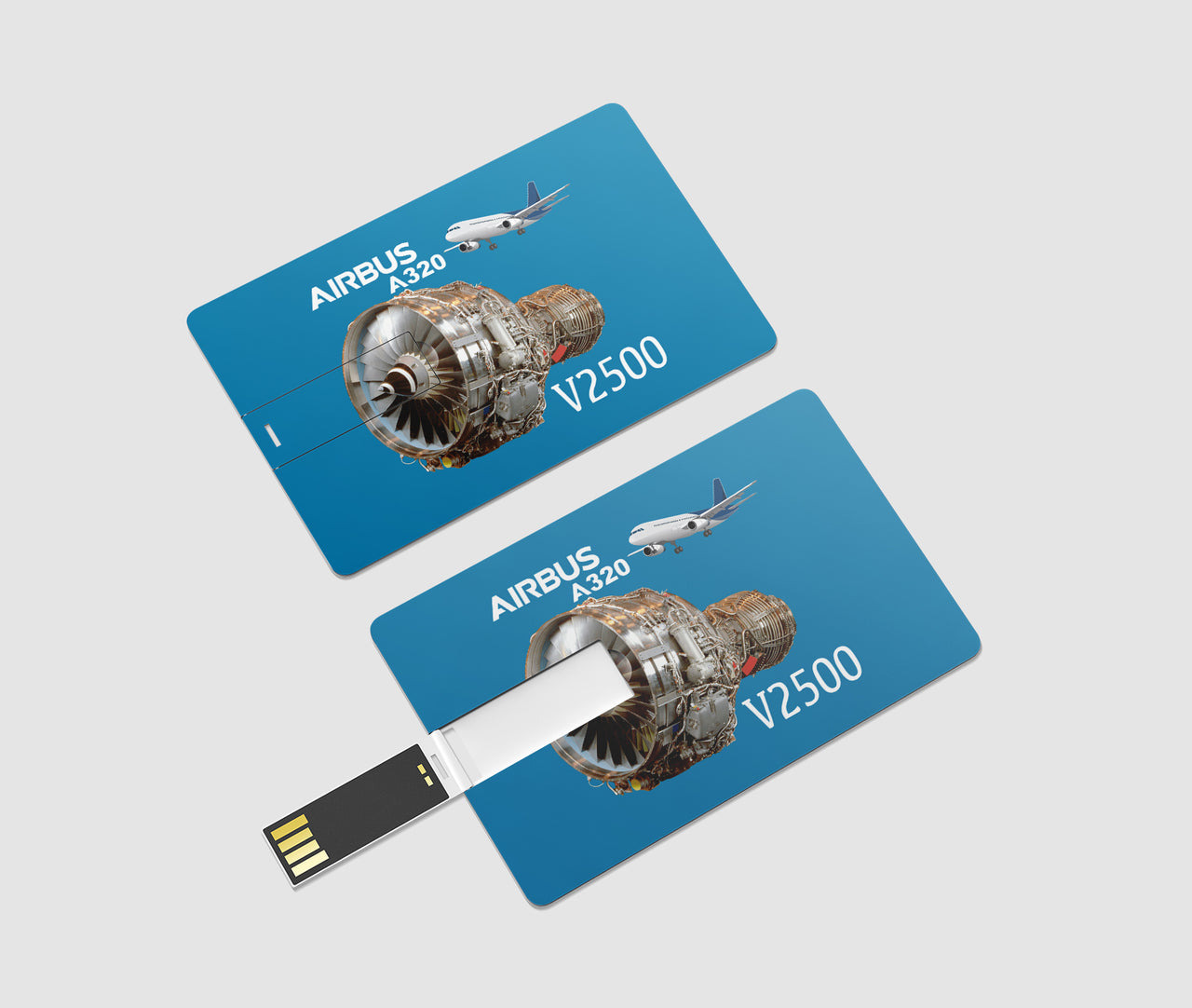 Airbus A320 & V2500 Engine Designed USB Cards