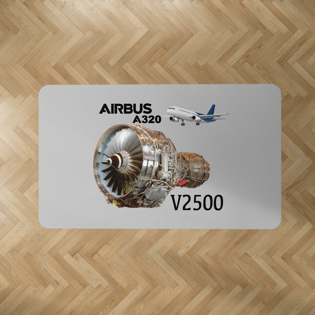 Airbus A320 & V2500 Engine Designed Carpet & Floor Mats