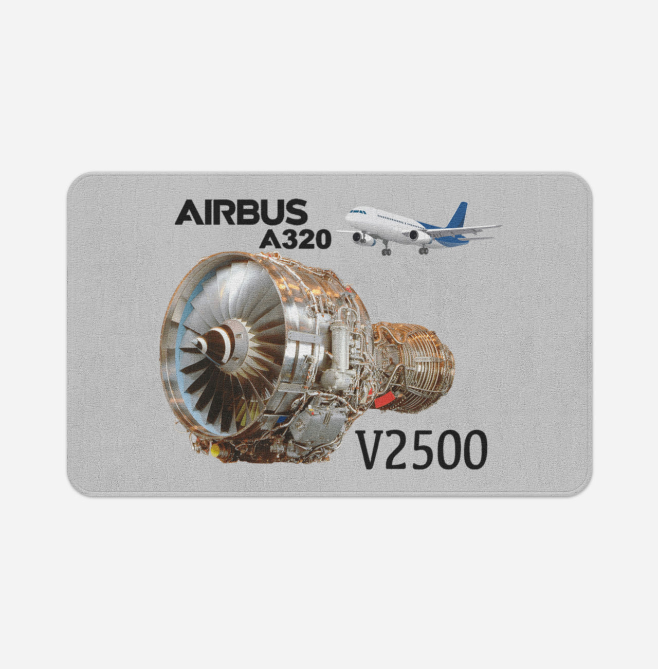 Airbus A320 & V2500 Engine Designed Bath Mats