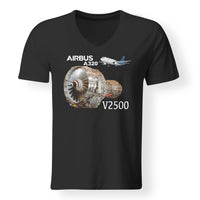 Thumbnail for Airbus A320 & V2500 Engine Designed V-Neck T-Shirts