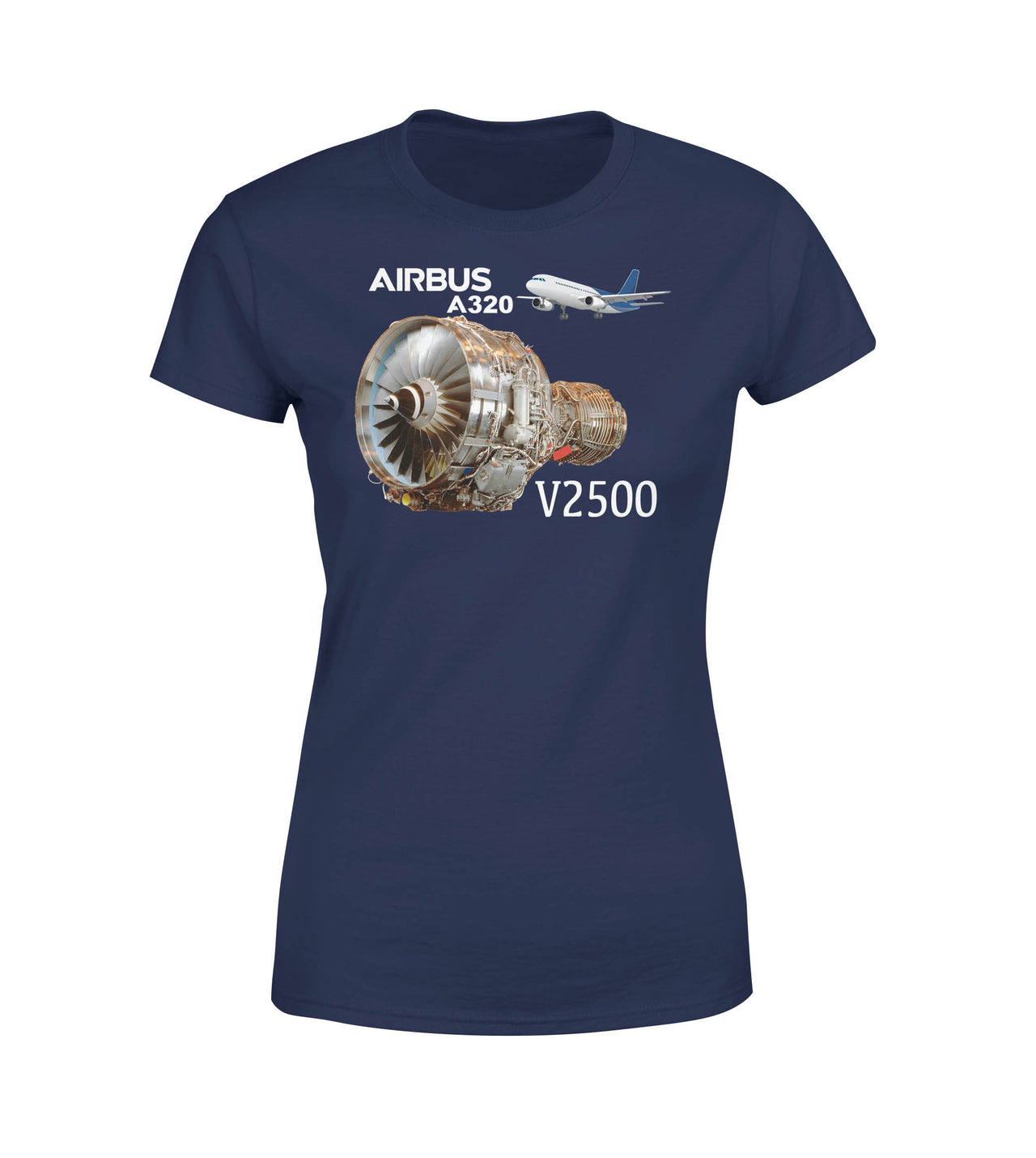 Airbus A320 & V2500 Engine Designed Women T-Shirts