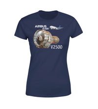 Thumbnail for Airbus A320 & V2500 Engine Designed Women T-Shirts