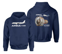 Thumbnail for Airbus A320 & V2500 Engine Designed Double Side Hoodies