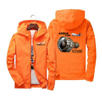 Thumbnail for Airbus A320 & V2500 Engine Designed Windbreaker Jackets