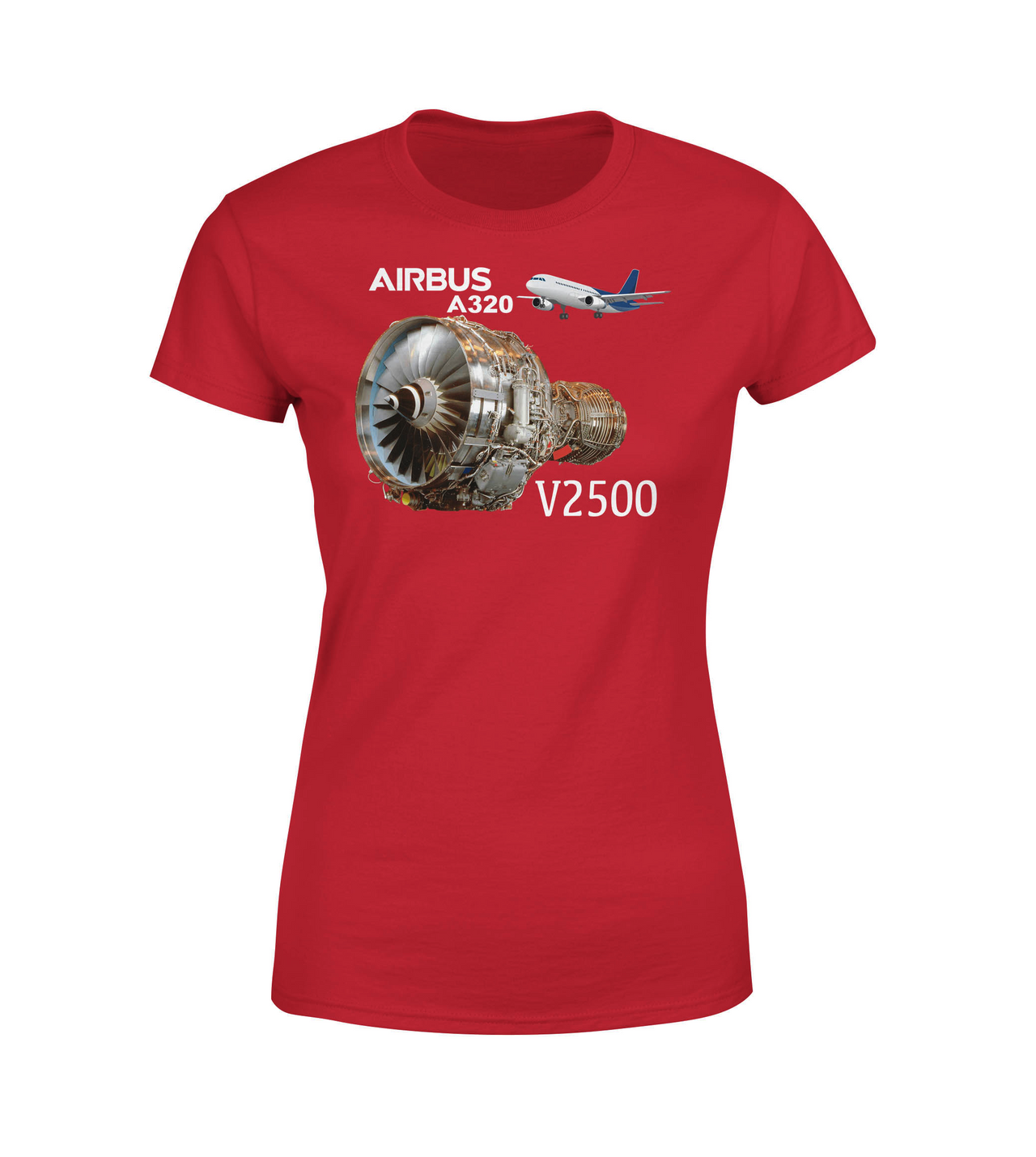 Airbus A320 & V2500 Engine Designed Women T-Shirts