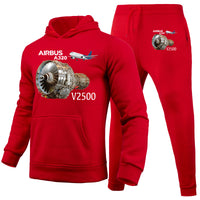 Thumbnail for Airbus A320 & V2500 Engine Designed Hoodies & Sweatpants Set