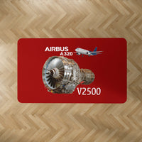 Thumbnail for Airbus A320 & V2500 Engine Designed Carpet & Floor Mats
