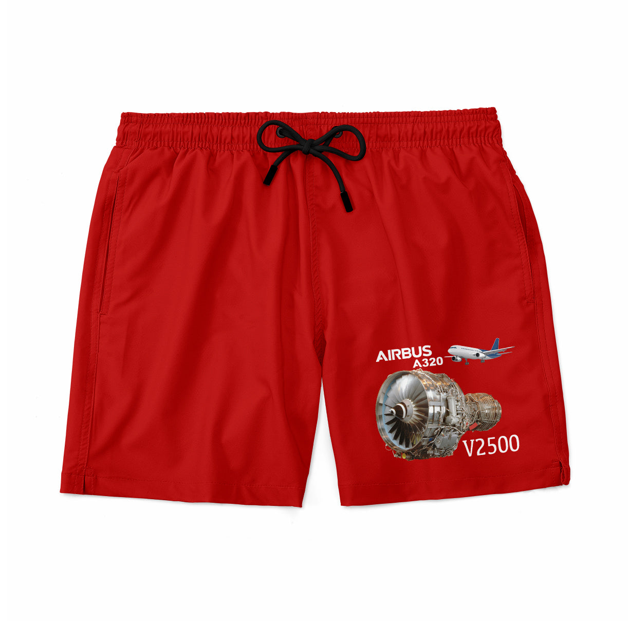 Airbus A320 & V2500 Engine Designed Swim Trunks & Shorts