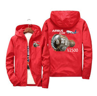 Thumbnail for Airbus A320 & V2500 Engine Designed Windbreaker Jackets