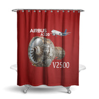 Thumbnail for Airbus A320 & V2500 Engine Designed Shower Curtains