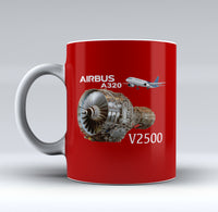 Thumbnail for Airbus A320 & V2500 Engine Designed Mugs