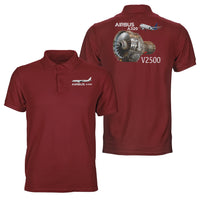 Thumbnail for Airbus A320 & V2500 Engine Designed Double Side Polo T-Shirts