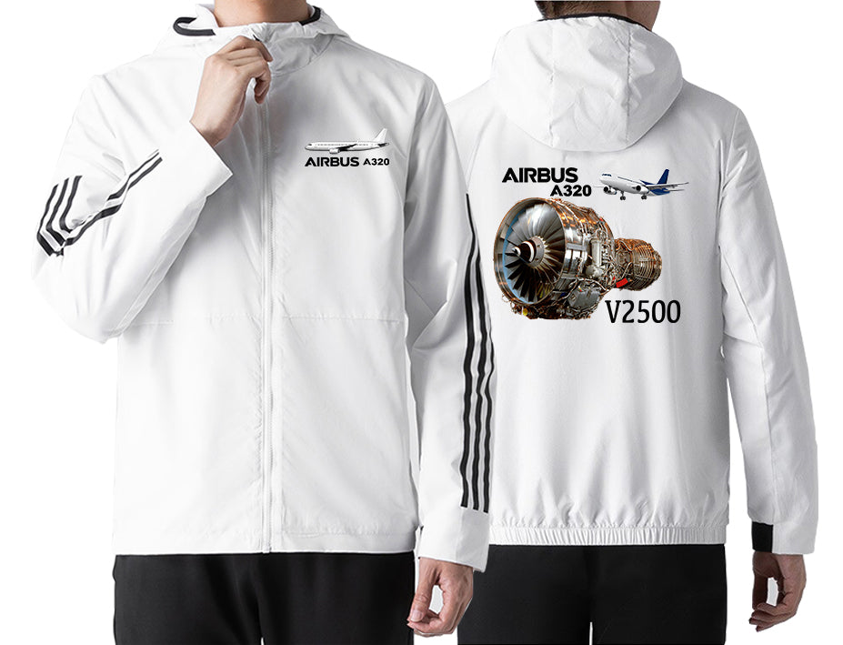 Airbus A320 & V2500 Engine Designed Sport Style Jackets