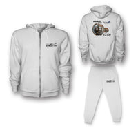 Thumbnail for Airbus A320 & V2500 Engine Designed Zipped Hoodies & Sweatpants Set