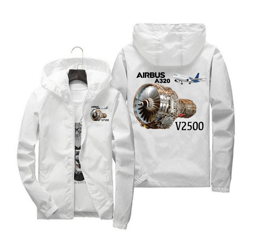 Airbus A320 & V2500 Engine Designed Windbreaker Jackets