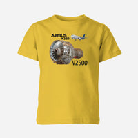 Thumbnail for Airbus A320 & V2500 Engine Designed Children T-Shirts