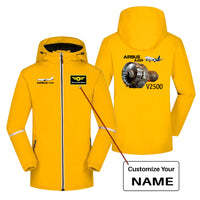 Thumbnail for Airbus A320 & V2500 Engine Designed Rain Coats & Jackets