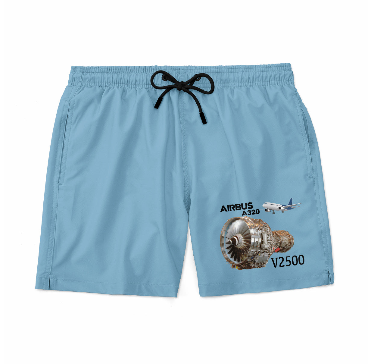 Airbus A320 & V2500 Engine Designed Swim Trunks & Shorts