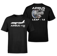 Thumbnail for Airbus A320neo & CFM Leap 1A Engine Designed Double-Side T-Shirts