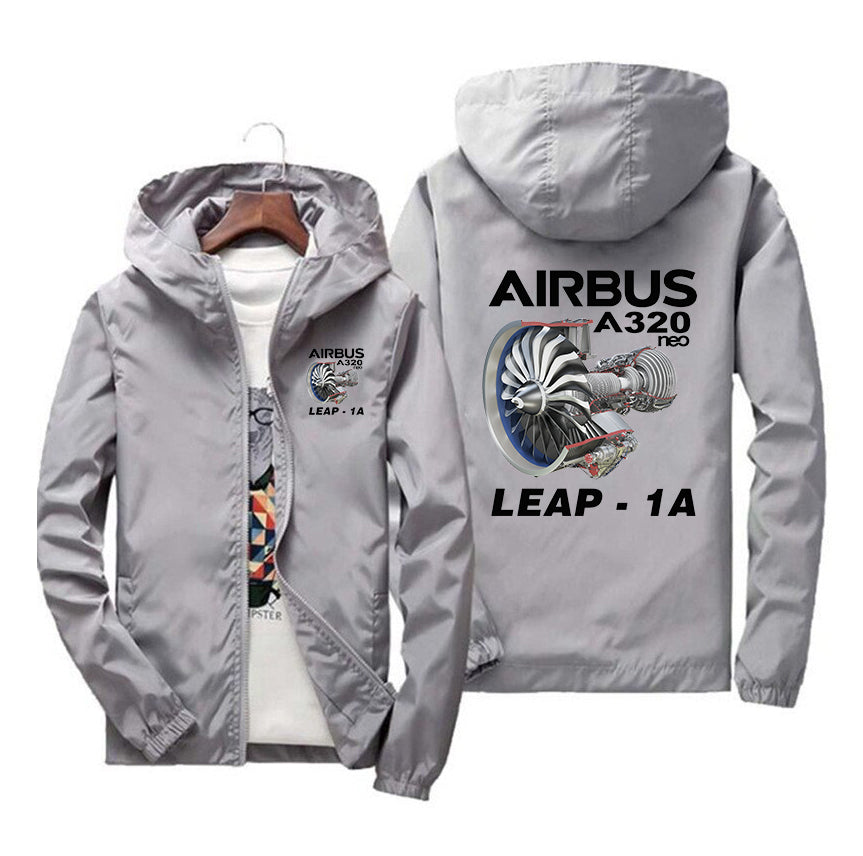 Airbus A320neo & Leap 1A Designed Windbreaker Jackets
