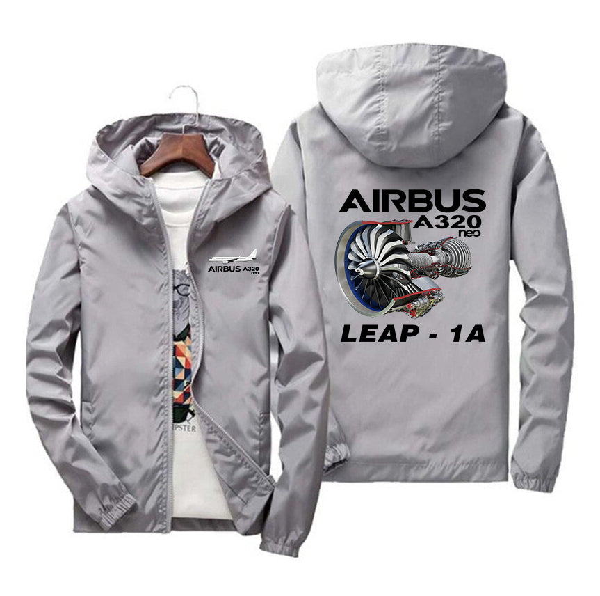 Airbus A320neo & Leap 1A Designed Windbreaker Jackets