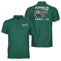 Thumbnail for Airbus A320neo & CFM Leap 1A Designed Double Side Polo T-Shirts