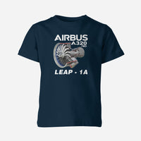 Thumbnail for Airbus A320neo & Leap 1A Engine Designed Children T-Shirts