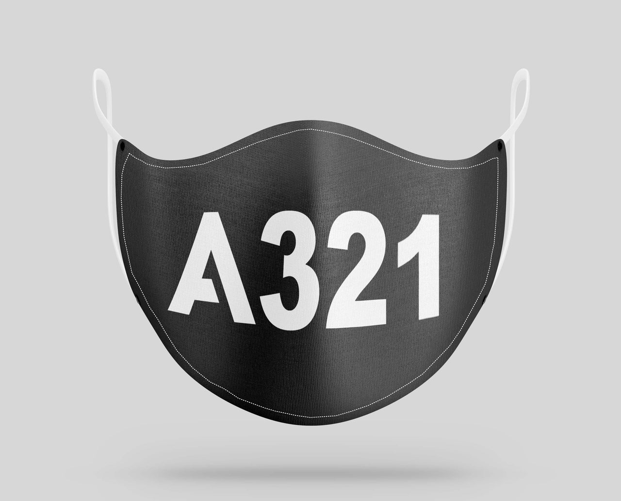 Airbus A321 Text Designed Face Masks