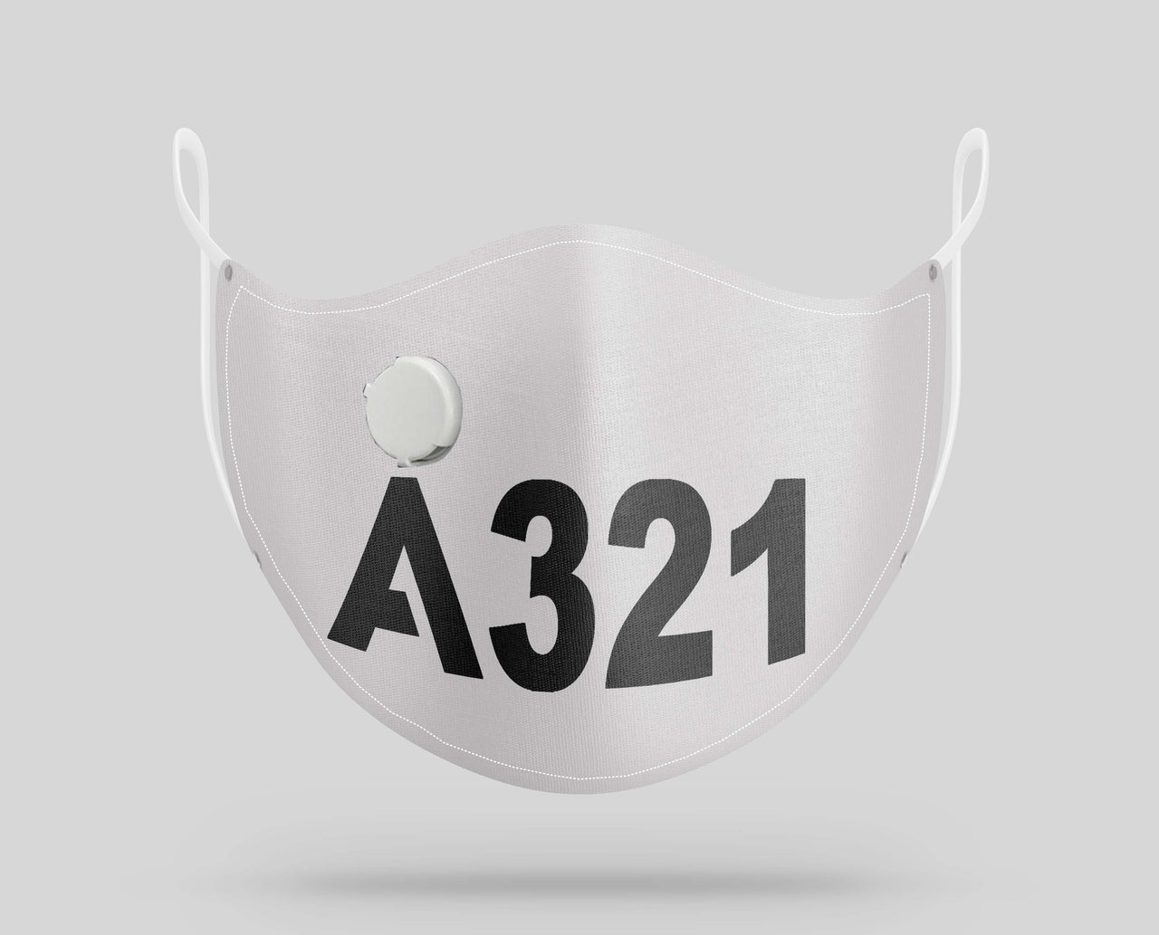 Airbus A321 Text Designed Face Masks
