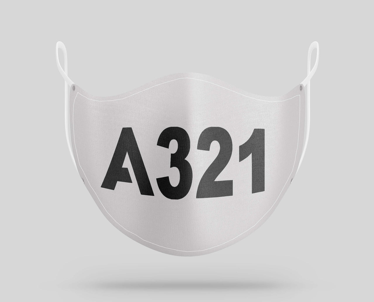 Airbus A321 Text Designed Face Masks