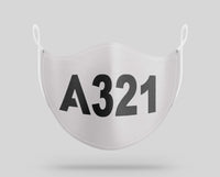 Thumbnail for Airbus A321 Text Designed Face Masks